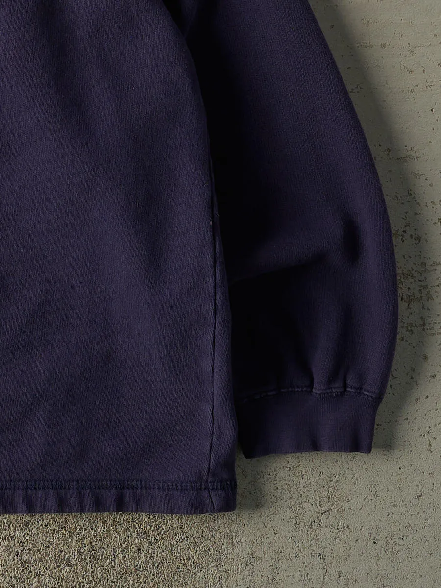 Vintage Y2K Navy Blue & Grey Wilson Embroidered Crewneck (XXL/XXXL) sold by Rebalance Vintage product image thumbnail 3