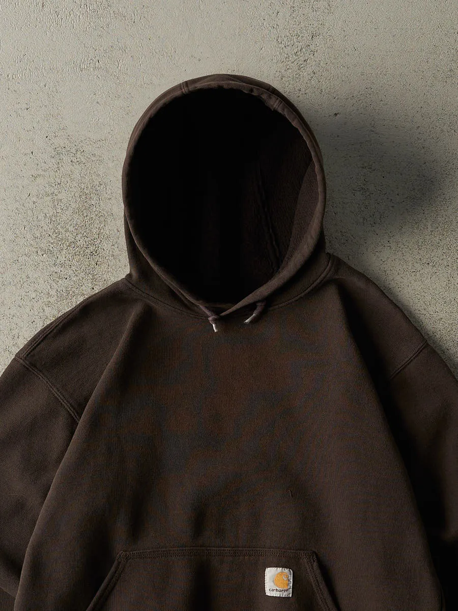 Vintage Y2K Brown Carhartt Hoodie (M) sold by Rebalance Vintage product image thumbnail 2