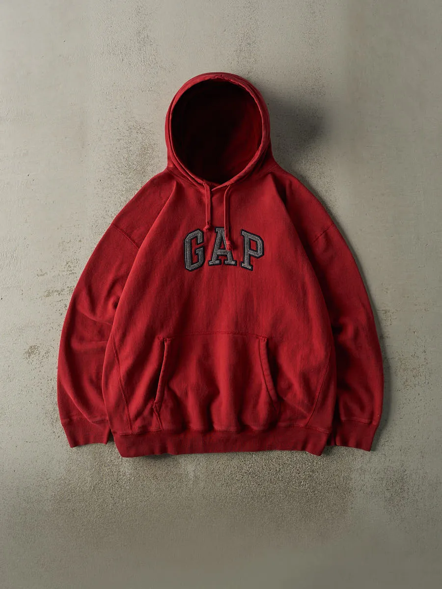 Vintage 90s Red Gap Embroidered Hoodie (XL/XXL) sold by Rebalance Vintage