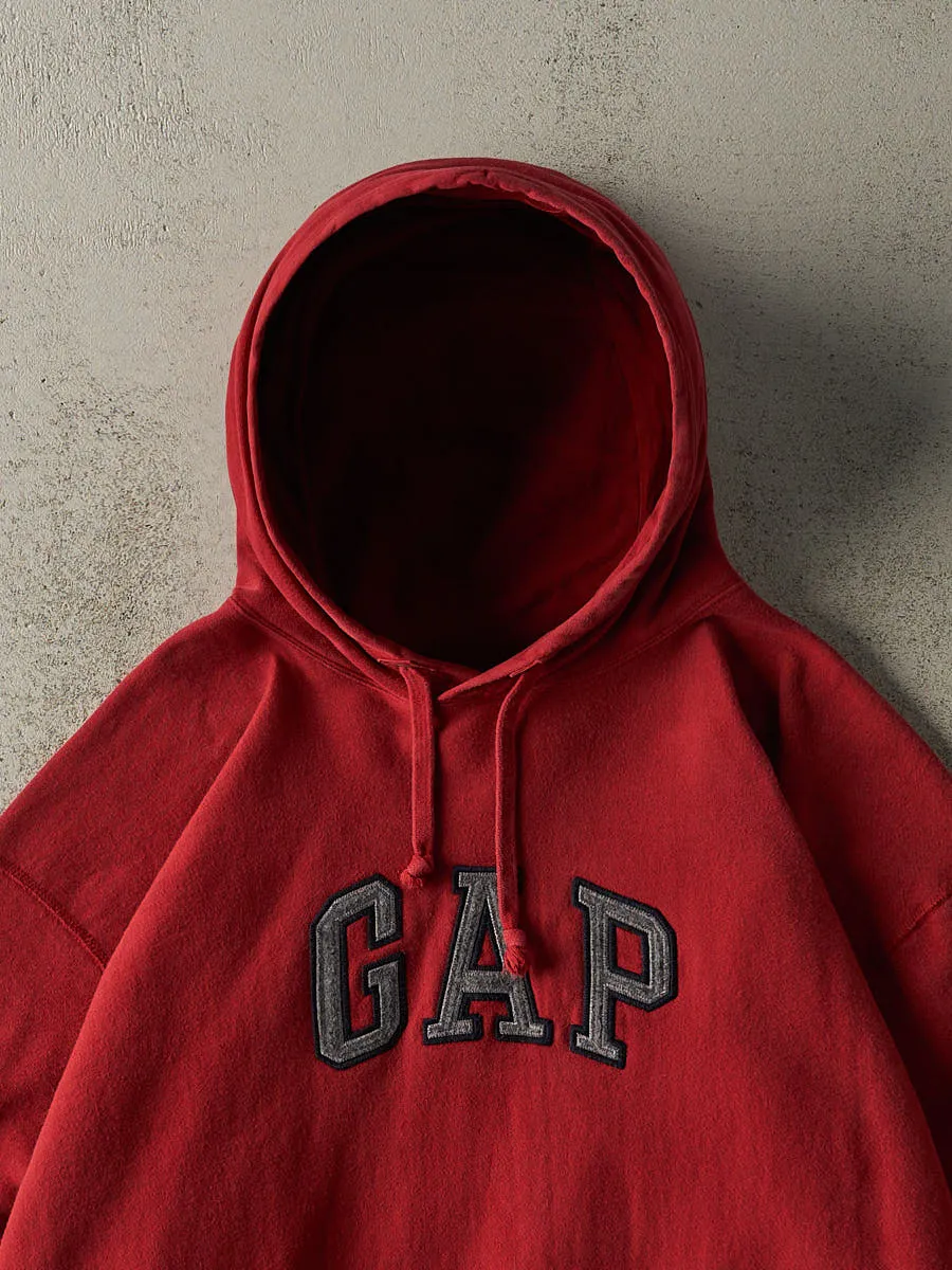 Vintage 90s Red Gap Embroidered Hoodie (XL/XXL) sold by Rebalance Vintage product image thumbnail 2