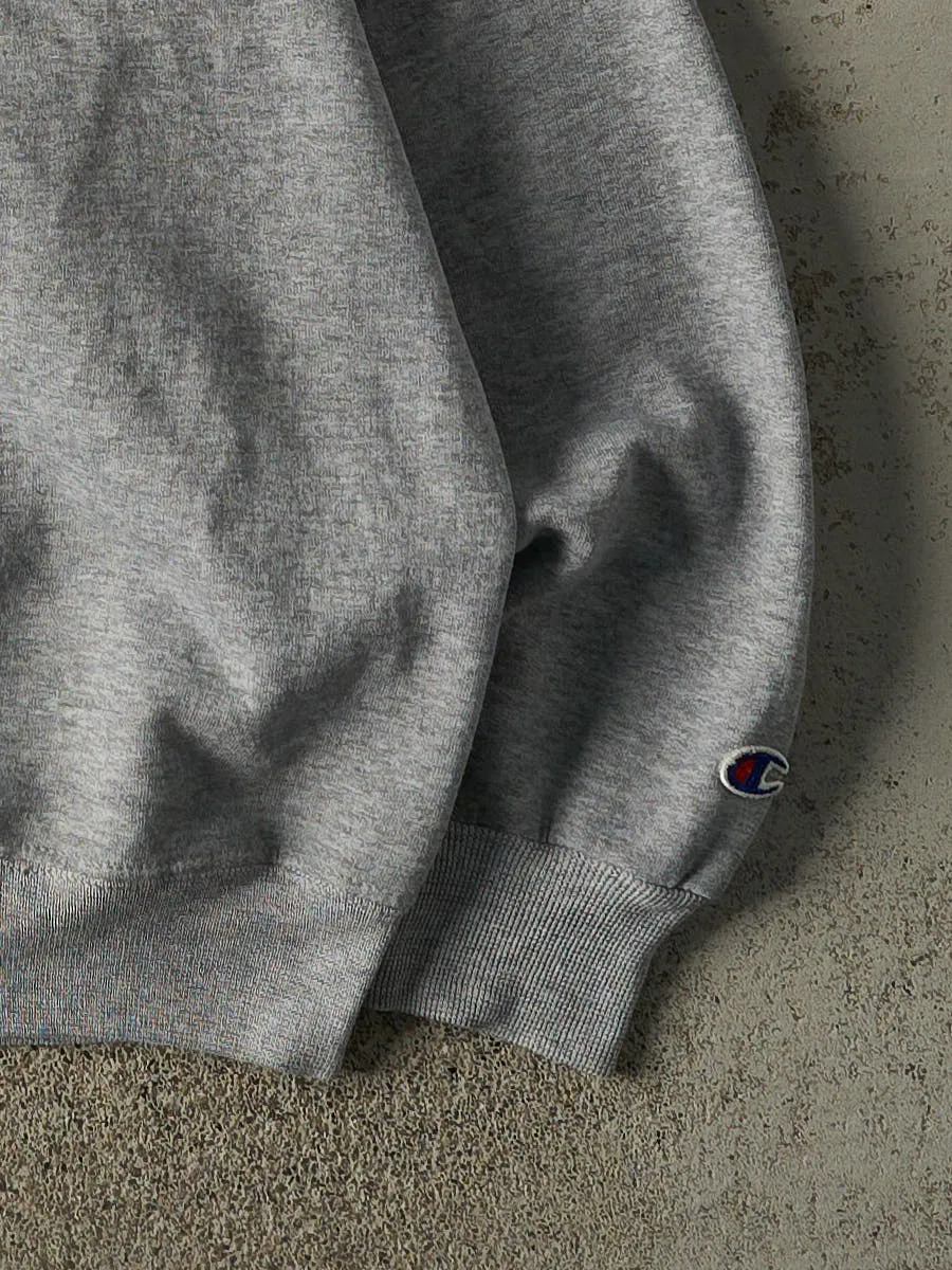 Vintage 90s Grey Champion Logo Boxy Crewneck (L/XL) sold by Rebalance Vintage product image thumbnail 3
