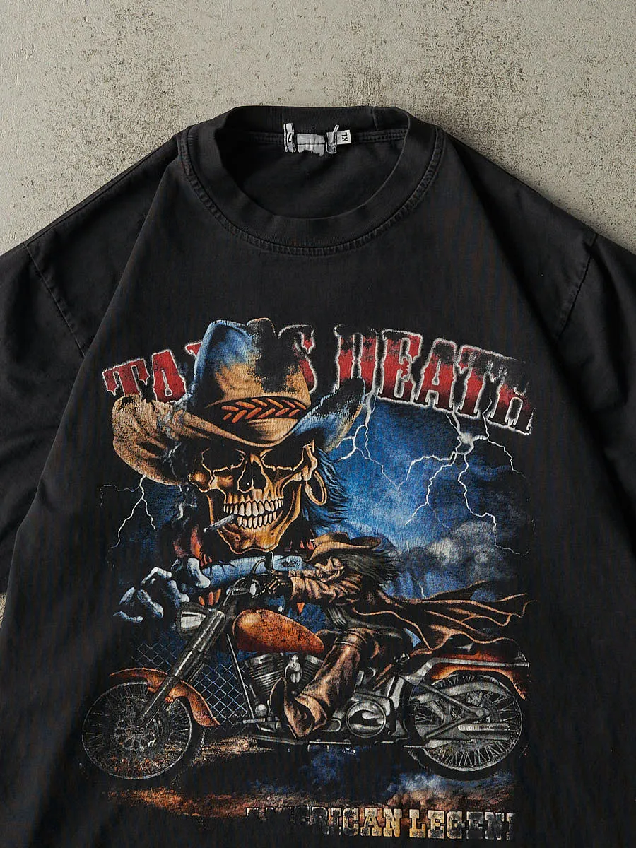 Vintage Y2K Black American Legend Biker Tee (L/XL) sold by Rebalance Vintage product image thumbnail 3