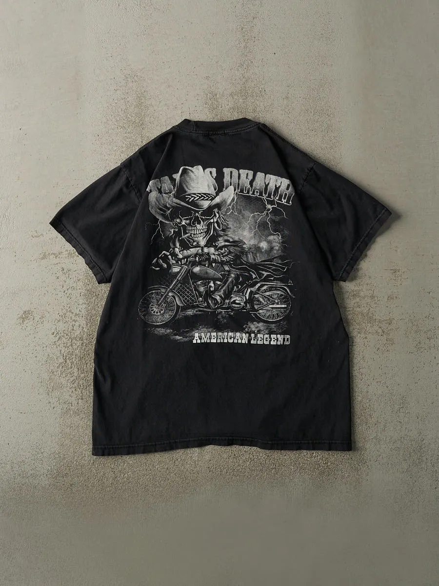 Vintage Y2K Black American Legend Biker Tee (L/XL) sold by Rebalance Vintage product image thumbnail 2