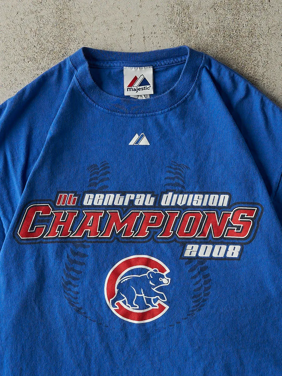 Vintage 08' Blue Chicago Cubs MLB Champions Tee (S/M) sold by Rebalance Vintage product image thumbnail 2