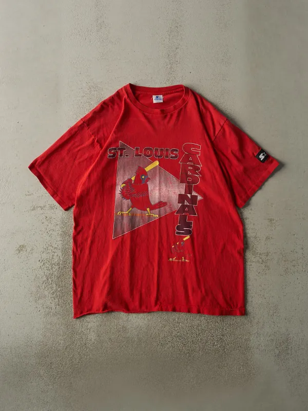 Vintage 90s Red St. Louis Cardinals Single Stitch Tee (XL/XXL) sold by Rebalance Vintage