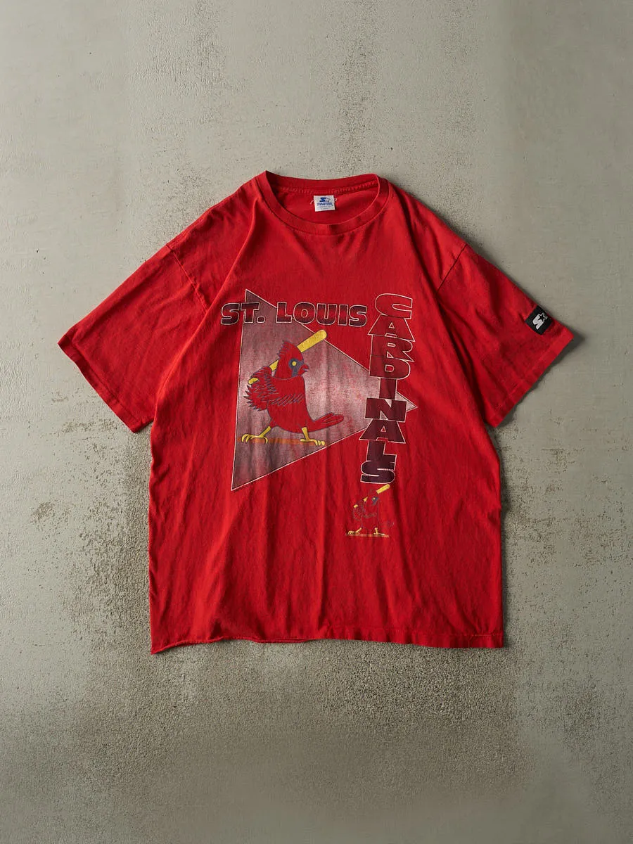 Vintage 90s Red St. Louis Cardinals Single Stitch Tee (XL/XXL) sold by Rebalance Vintage