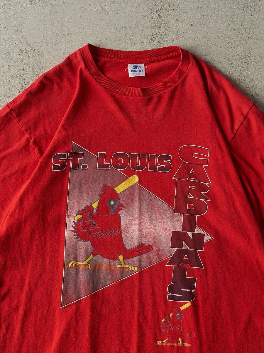 Vintage 90s Red St. Louis Cardinals Single Stitch Tee (XL/XXL) sold by Rebalance Vintage product image thumbnail 2