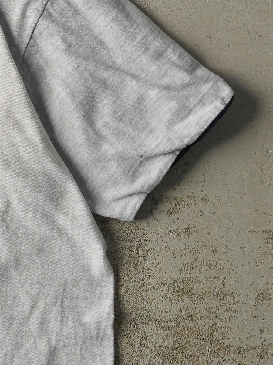 Vintage 90s Heather Grey Nasa Space Center Double Neck Tee (L/XL) sold by Rebalance Vintage product image thumbnail 3