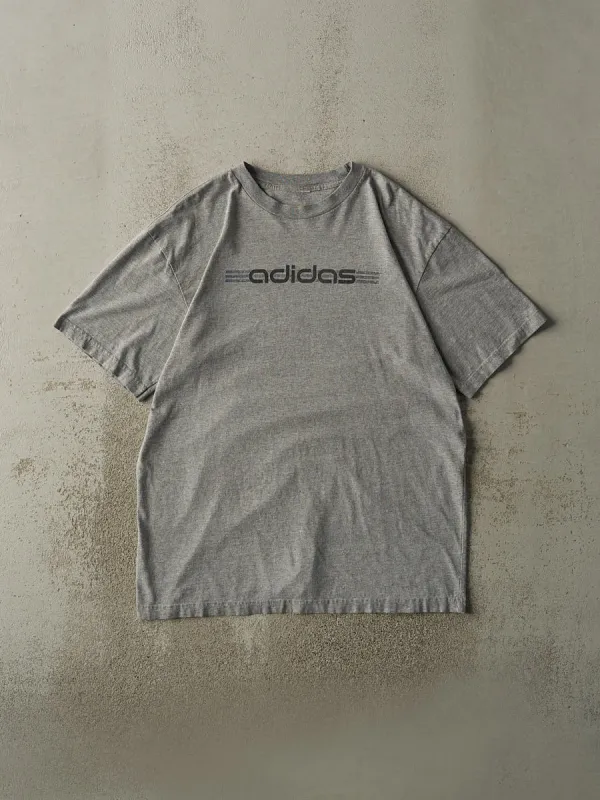 Vintage Y2K Grey Adidas Tee (XL) sold by Rebalance Vintage