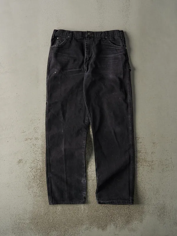 Vintage 90s Black Dickies Carpenter Pants (36x33.5) sold by Rebalance Vintage