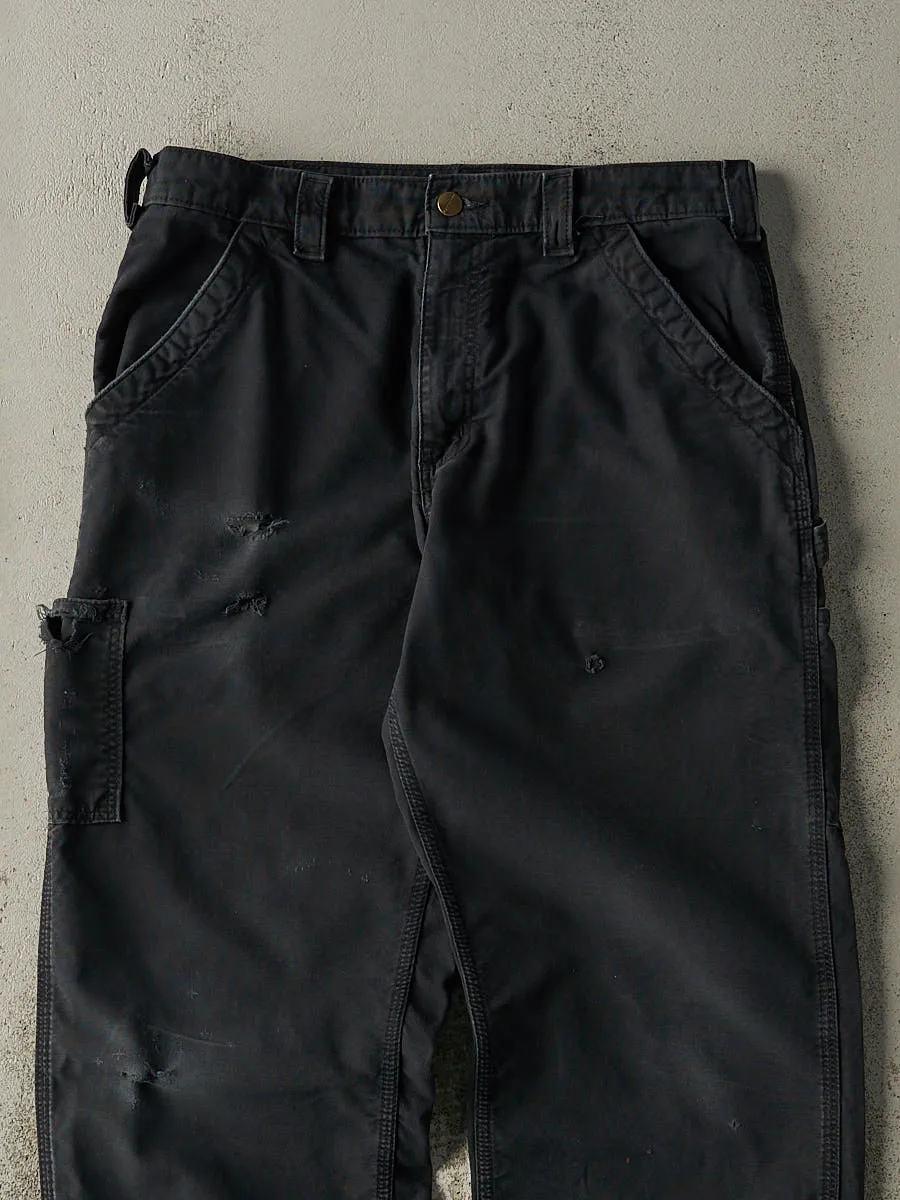Vintage Y2K Black Carhartt Lightweight Carpenter Pants (33x30) sold by Rebalance Vintage product image thumbnail 3