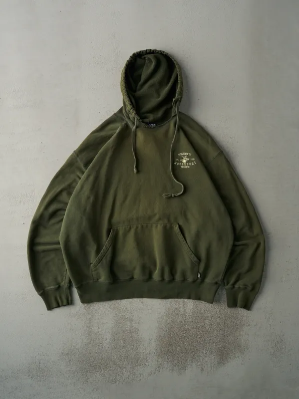 Vintage 03' Sun Faded Green Roots x Mooseport Hoodie (XL/XXL) sold by Rebalance Vintage