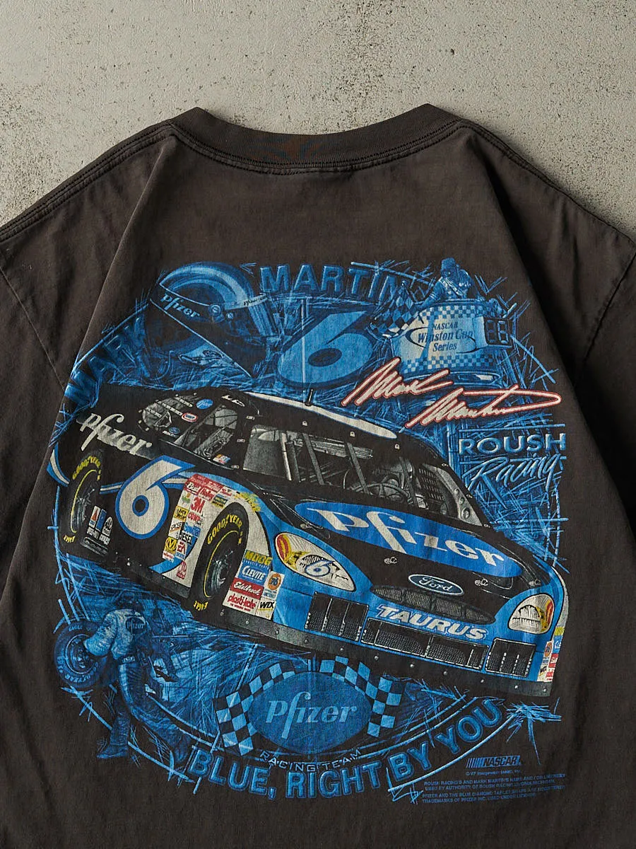 Vintage Y2K Faded Black Mark Martin Nascar Racing Tee (L/XL) sold by Rebalance Vintage product image thumbnail 4