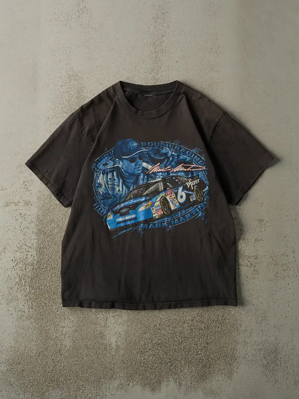 Vintage Y2K Faded Black Mark Martin Nascar Racing Tee (L/XL) sold by Rebalance Vintage
