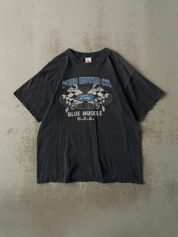 Vintage Y2K Faded Black Ford Motors Tee (L/XL) sold by Rebalance Vintage