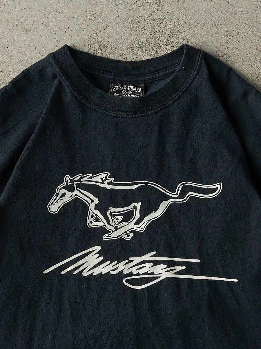 Vintage Y2K Black Ford Mustang Logo Tee (L) sold by Rebalance Vintage product image thumbnail 2