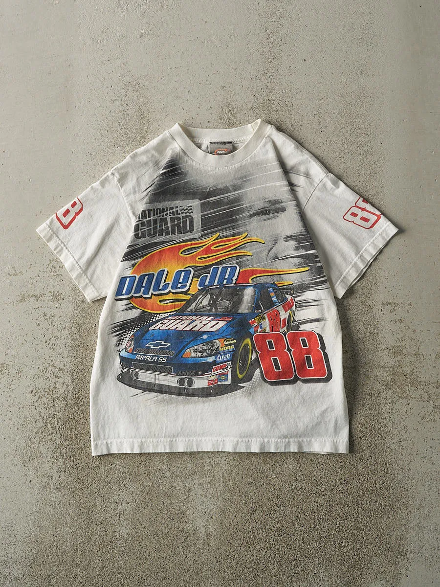 Vintage 08' White Dale Earnhardt Jr Nascar Racing Tee (S) sold by Rebalance Vintage