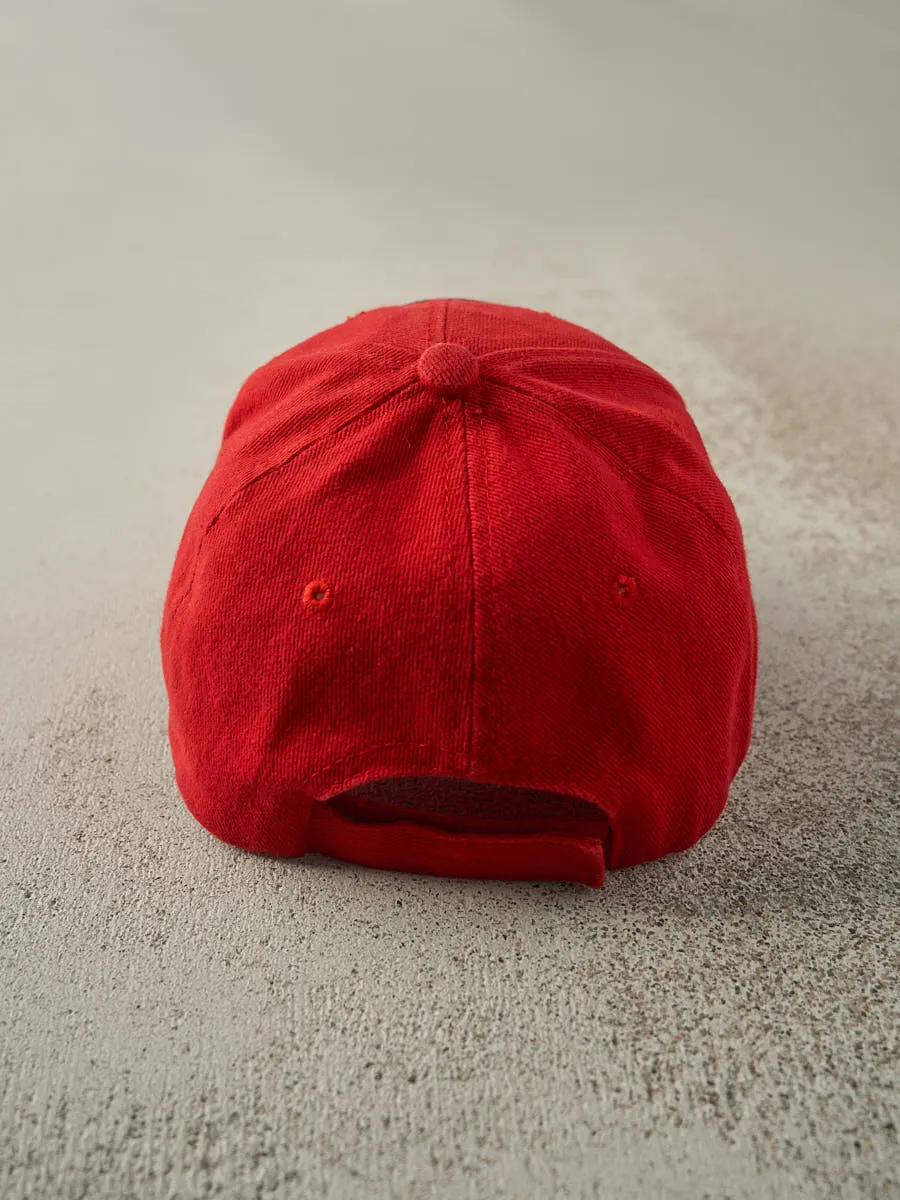 Vintage Y2K Red Embroidered Ferrari Velcro Hat sold by Rebalance Vintage product image thumbnail 3
