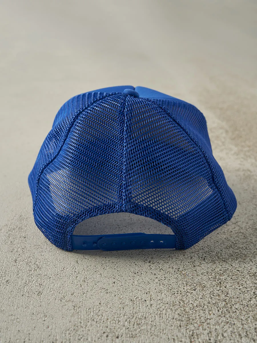 Vintage 90s Blue Rainbow Chrysler Foam Trucker Hat sold by Rebalance Vintage product image thumbnail 3