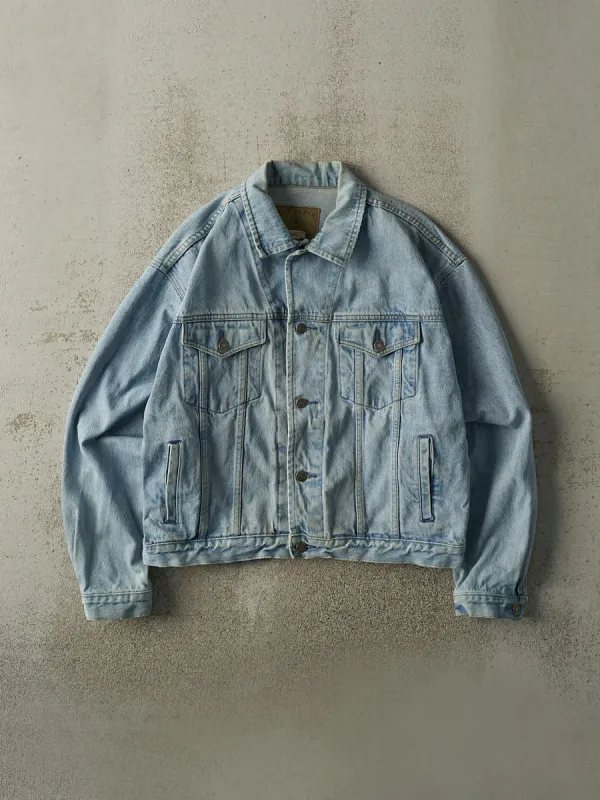 Vintage 90s Light Wash Gap Denim Jacket (L) sold by Rebalance Vintage