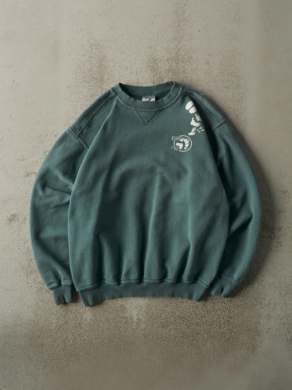 Vintage Y2K Washed Green Idaho Project Wild Crewneck (M/L) sold by Rebalance Vintage