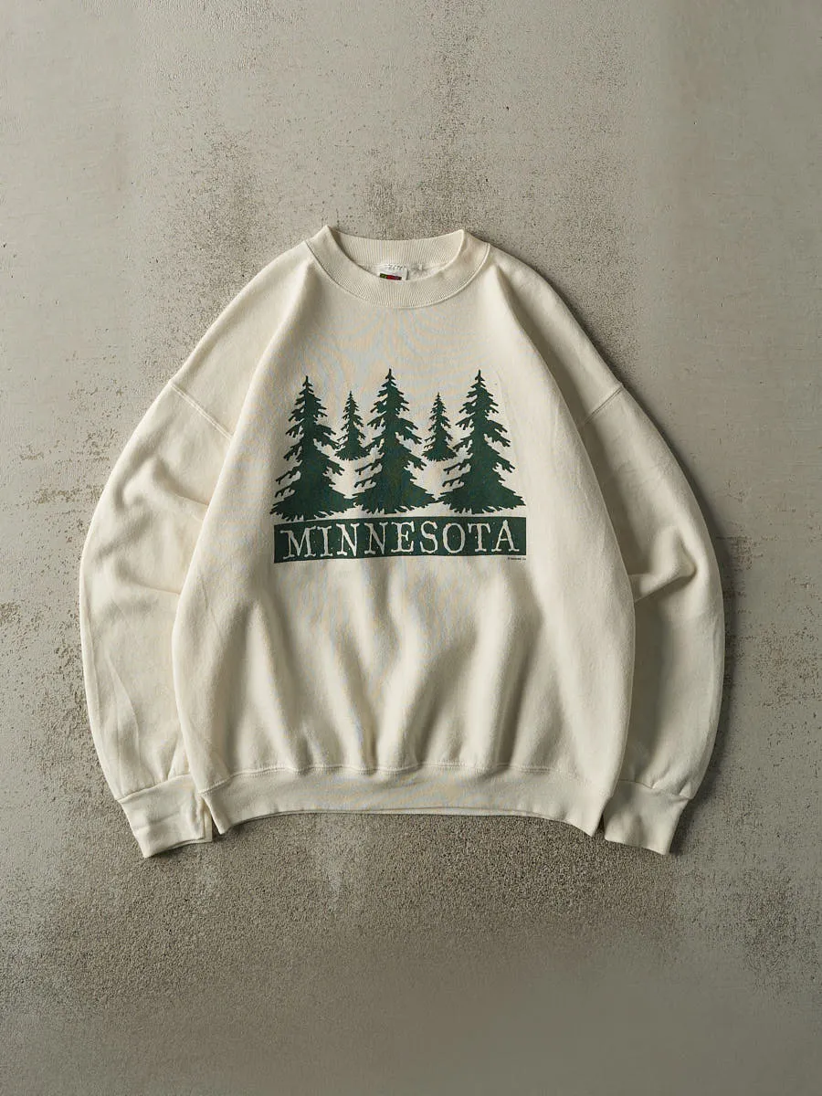 Vintage 90s Beige Minnesota Crewneck (M/L) sold by Rebalance Vintage