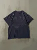 Vintage 90s Faded Navy Blue Wolf Tee (L/XL) sold by Rebalance Vintage