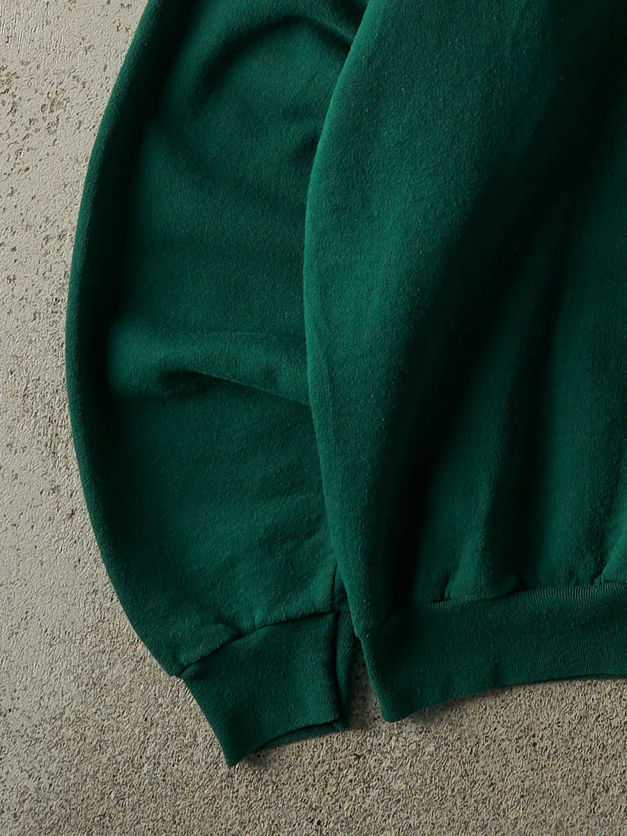 Vintage 90s Green Peace on Earth Embroidered Crewneck (XL) sold by Rebalance Vintage product image thumbnail 3