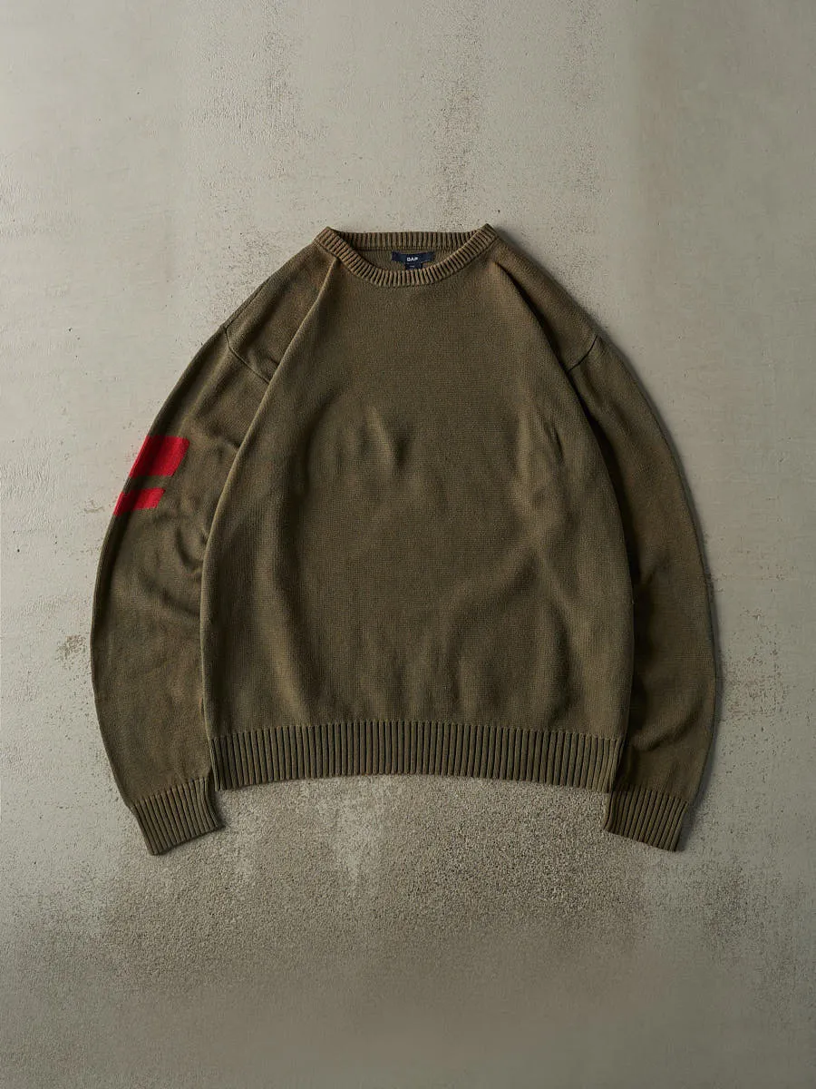 Vintage Y2K Brown Gap Knit Pullover (XL/XXL) sold by Rebalance Vintage