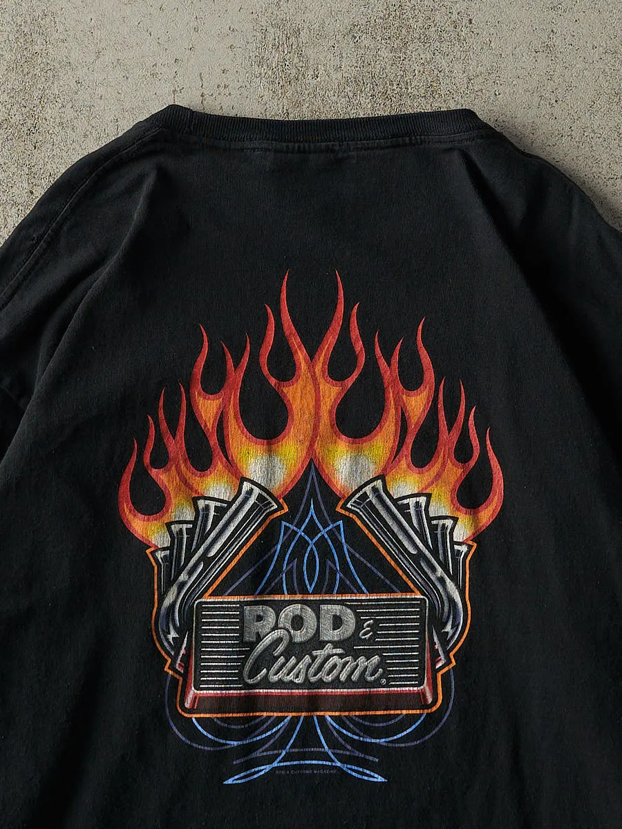 Vintage Y2K Black Rod & Custom Magazine Pocket Long Sleeve (L/XL) sold by Rebalance Vintage product image thumbnail 4