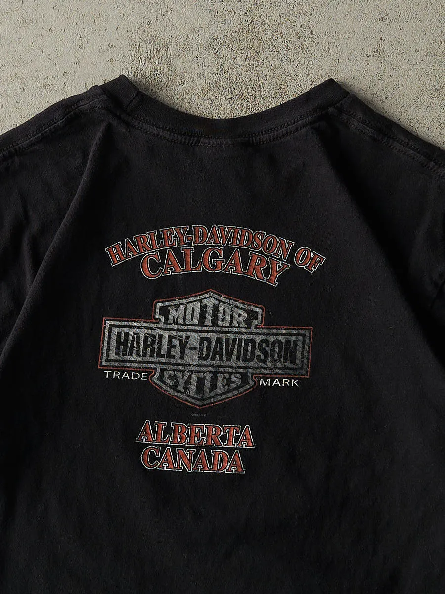 Vintage 14' Black Calgary Alberta Harley Davidson Tee (S/M) sold by Rebalance Vintage product image thumbnail 4