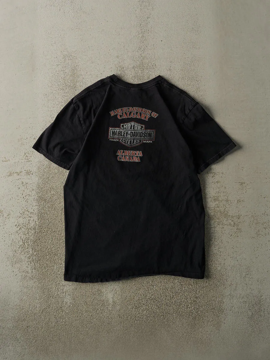 Vintage 14' Black Calgary Alberta Harley Davidson Tee (S/M) sold by Rebalance Vintage product image thumbnail 2