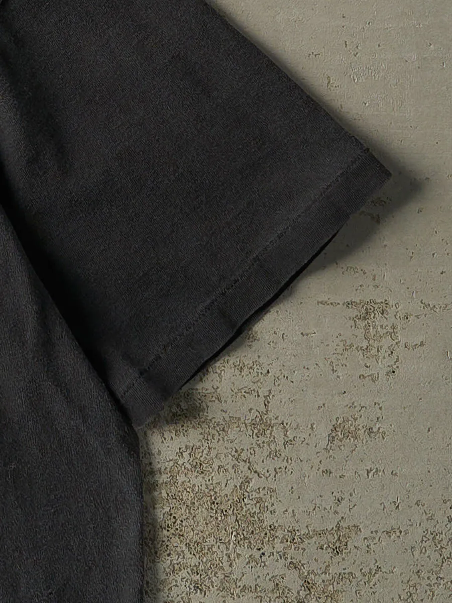 Vintage 90s Faded Black Blank Single Stitch Tee (S/M) sold by Rebalance Vintage product image thumbnail 3