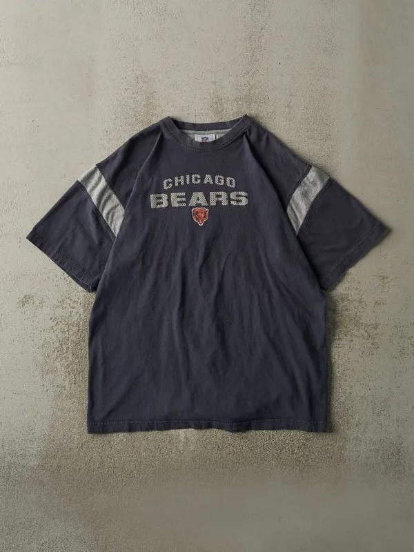 Vintage Y2K Navy Blue & Grey Chicago Bears Tee (L/XL) sold by Rebalance Vintage