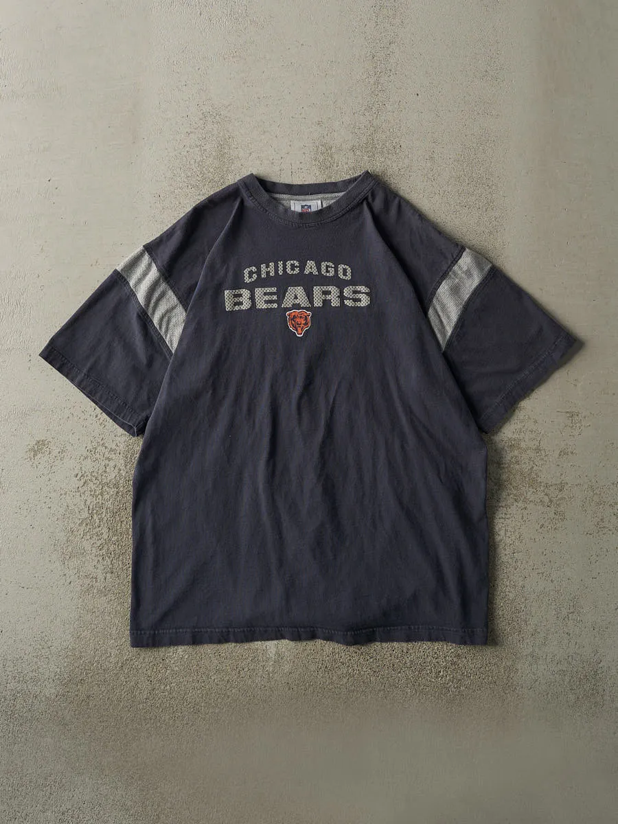 Vintage Y2K Navy Blue & Grey Chicago Bears Tee (L/XL) sold by Rebalance Vintage