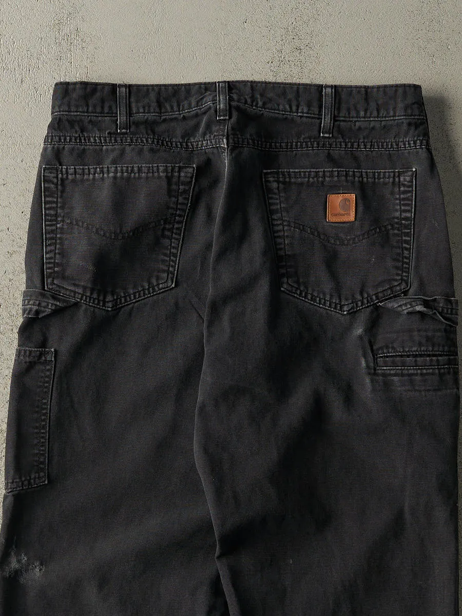 Vintage Y2K Faded Black Carhartt Lightweight Carpenter Pants (33.5x31) sold by Rebalance Vintage product image thumbnail 4
