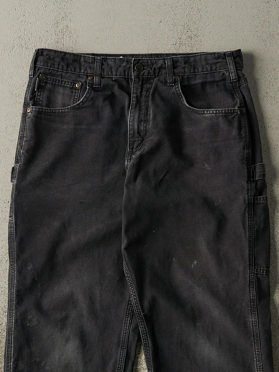 Vintage Y2K Faded Black Carhartt Lightweight Carpenter Pants (33.5x31) sold by Rebalance Vintage product image thumbnail 3