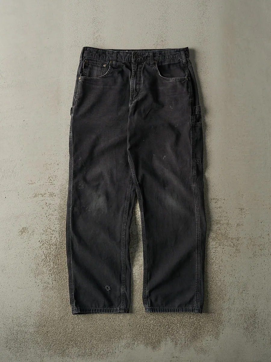 Vintage Y2K Faded Black Carhartt Lightweight Carpenter Pants (33.5x31) sold by Rebalance Vintage