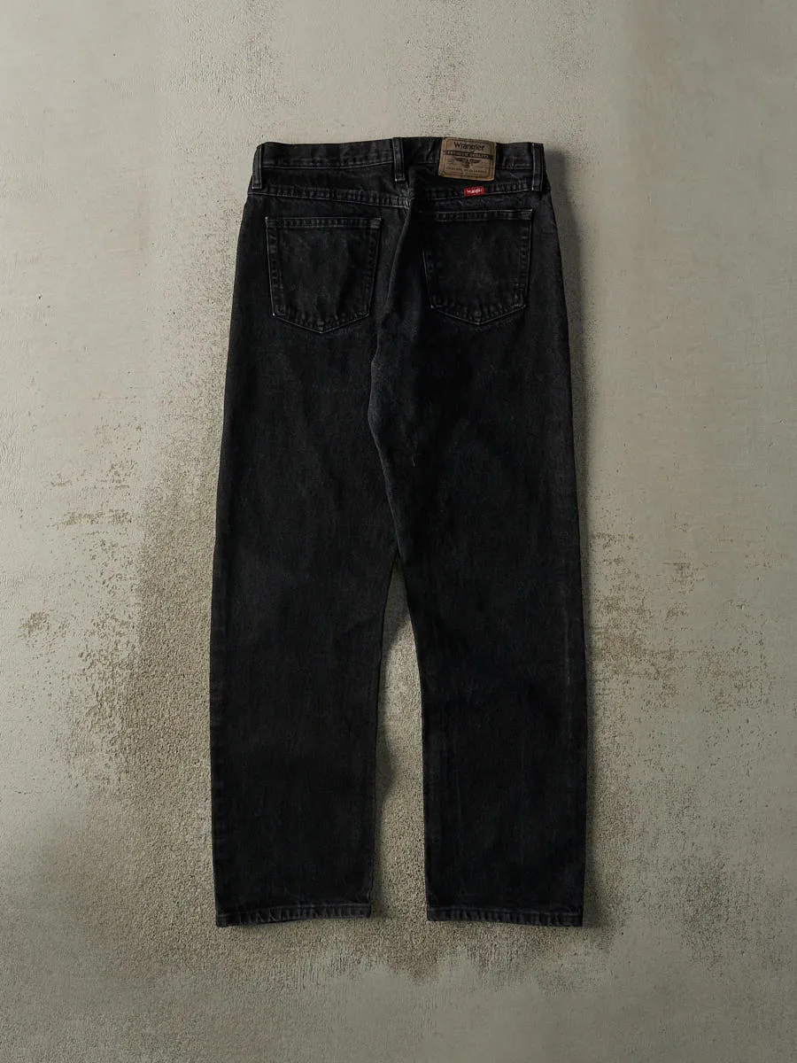 Vintage Y2K Black Wrangler Denim Pants (30x30) sold by Rebalance Vintage product image thumbnail 2