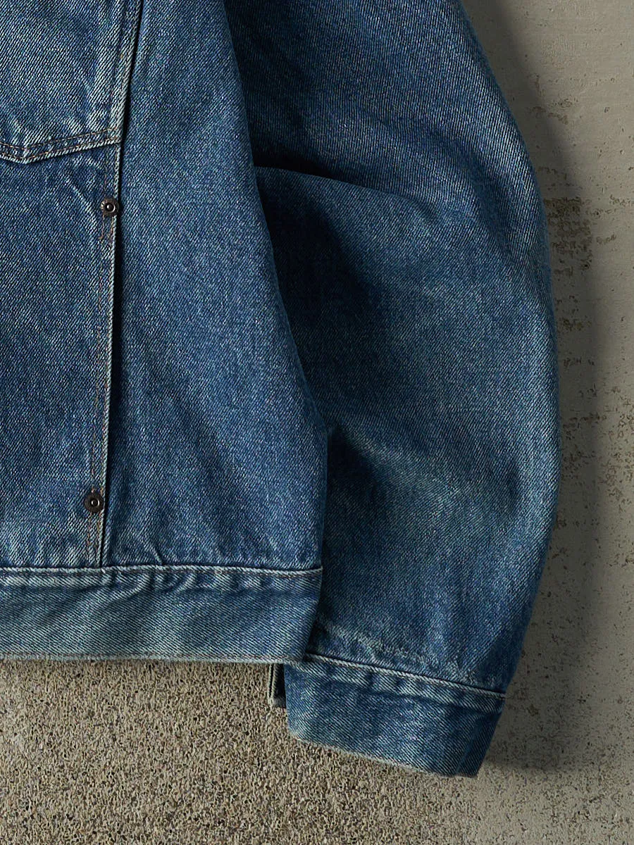 Vintage 70s Mid Wash Rustler Jean Jacket (M/L) sold by Rebalance Vintage product image thumbnail 4