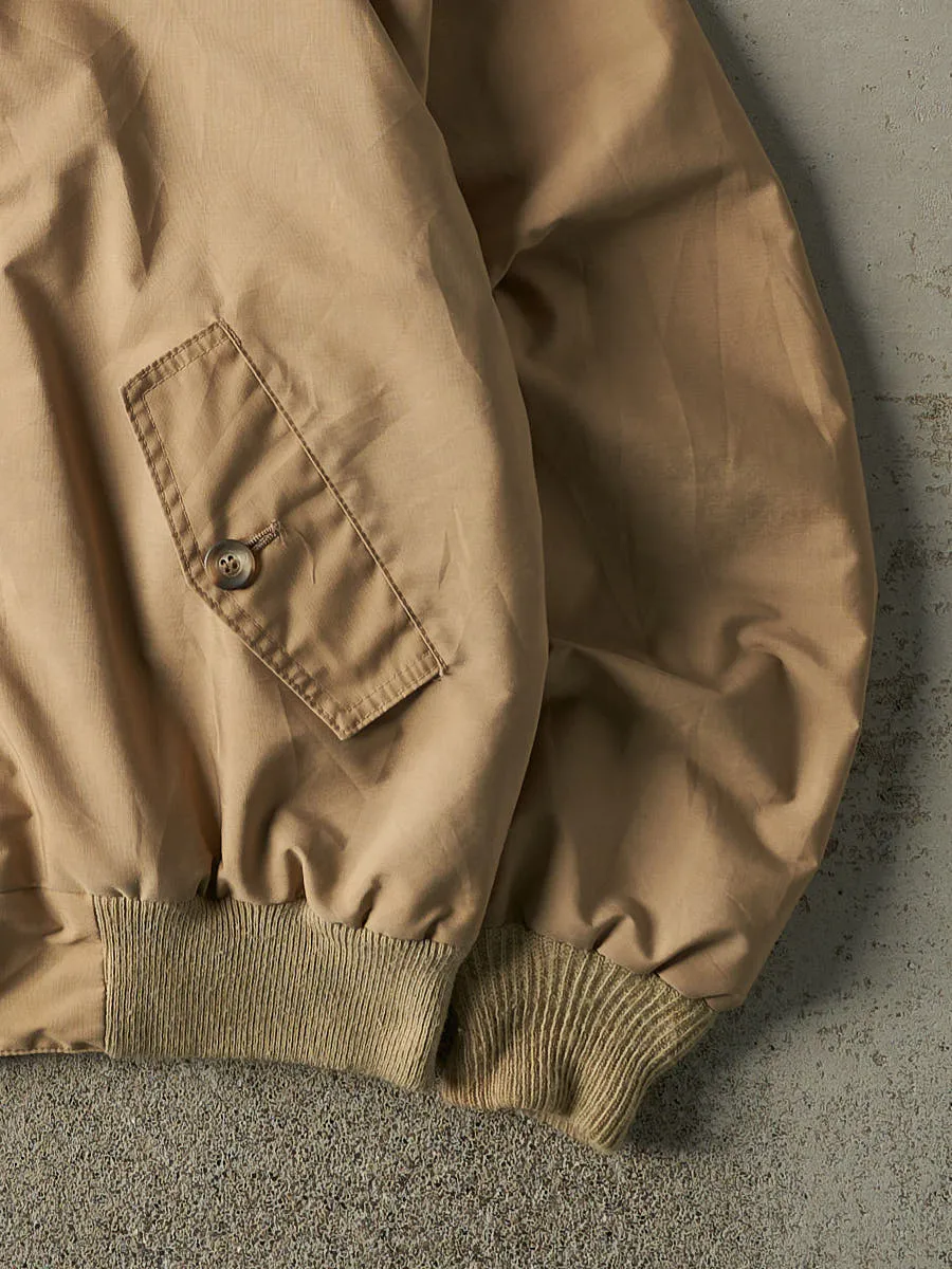Vintage 80s Beige Harrington Jacket (L) sold by Rebalance Vintage product image thumbnail 3