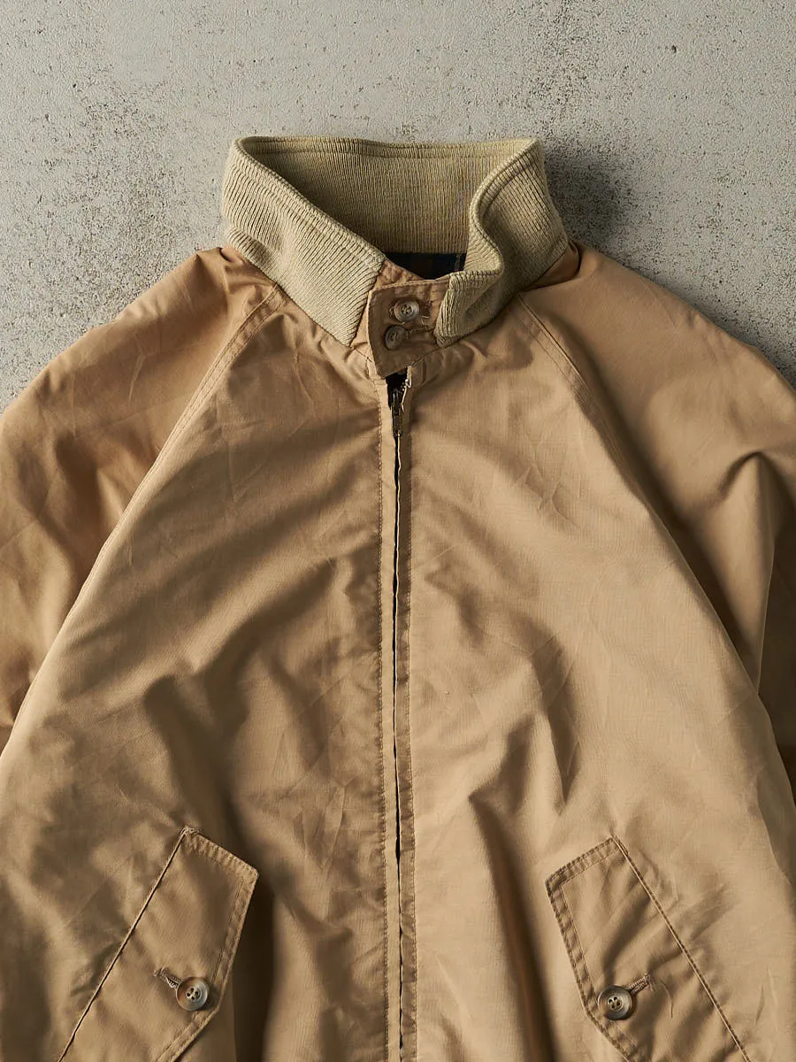 Vintage 80s Beige Harrington Jacket (L) sold by Rebalance Vintage product image thumbnail 2