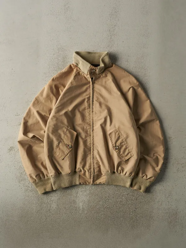 Vintage 80s Beige Harrington Jacket (L) sold by Rebalance Vintage