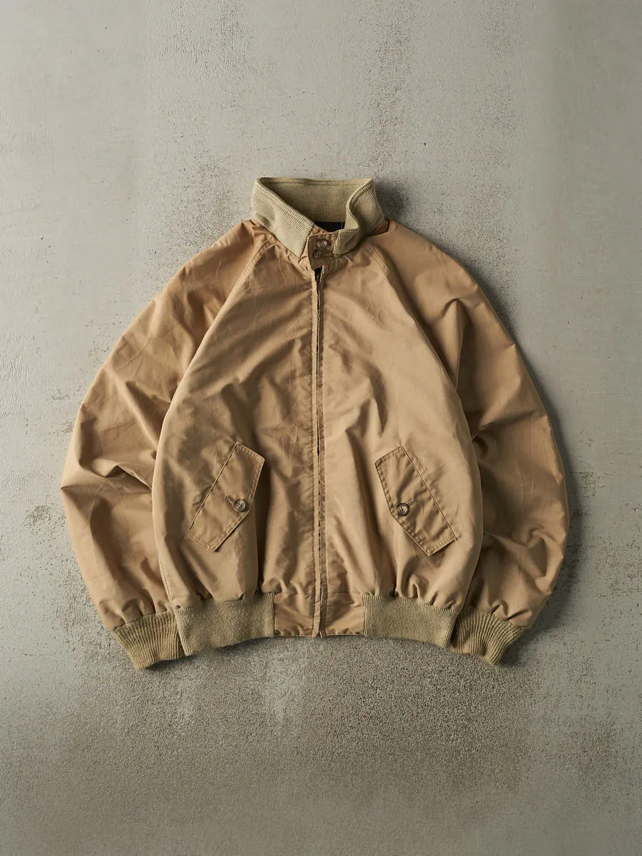 Vintage 80s Beige Harrington Jacket (L) sold by Rebalance Vintage