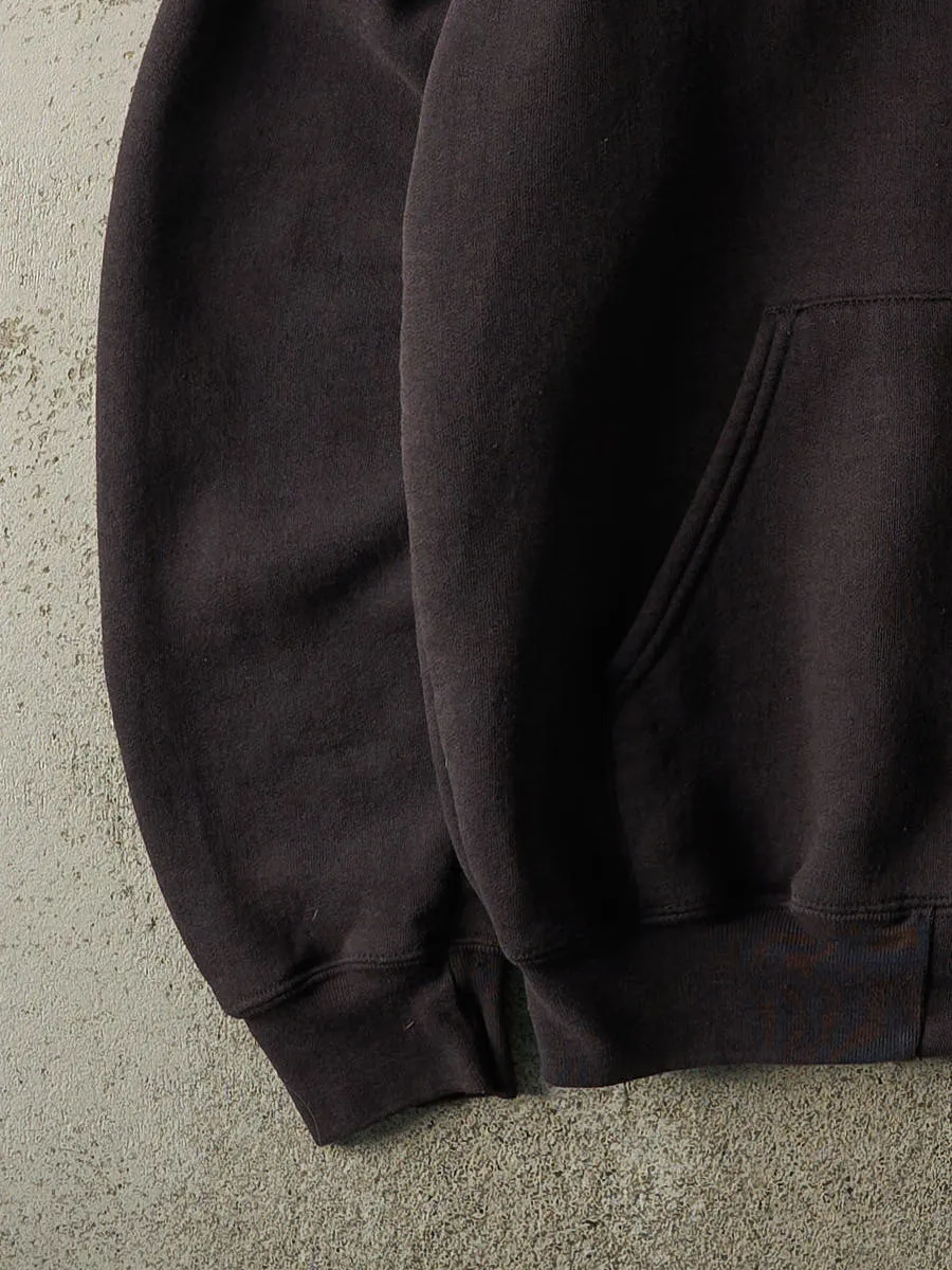 Vintage Y2K Faded Black Carhartt Zip Up Hoodie (L/XL) sold by Rebalance Vintage product image thumbnail 4