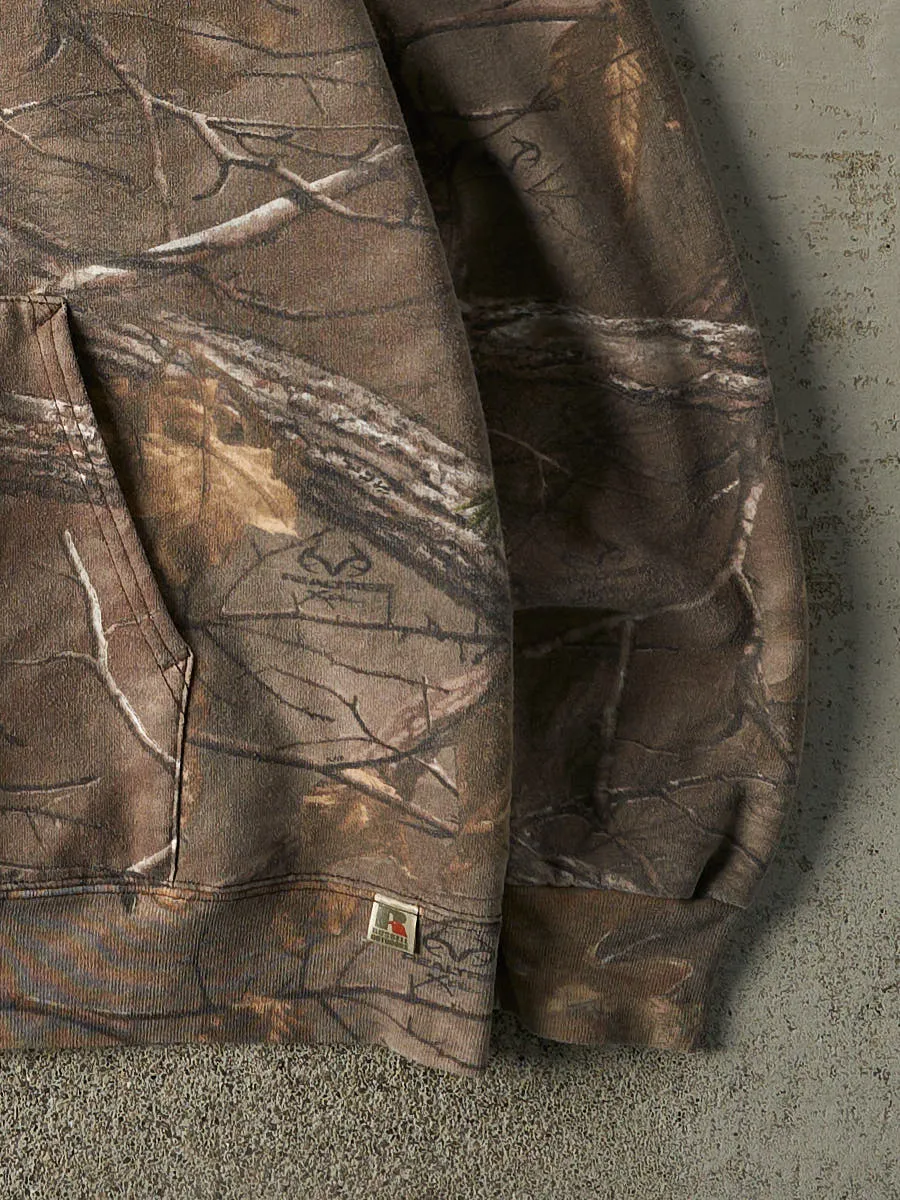 Vintage Y2K Camo Russell x Realtree Embroidered Zip Up Hoodie (L/XL) sold by Rebalance Vintage product image thumbnail 3