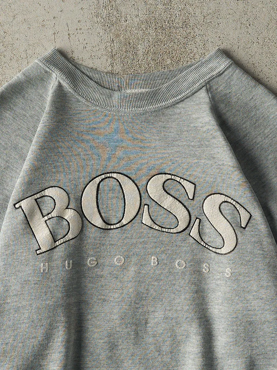 Vintage 90s Grey Hugo Boss Crewneck (M/L) sold by Rebalance Vintage product image thumbnail 2