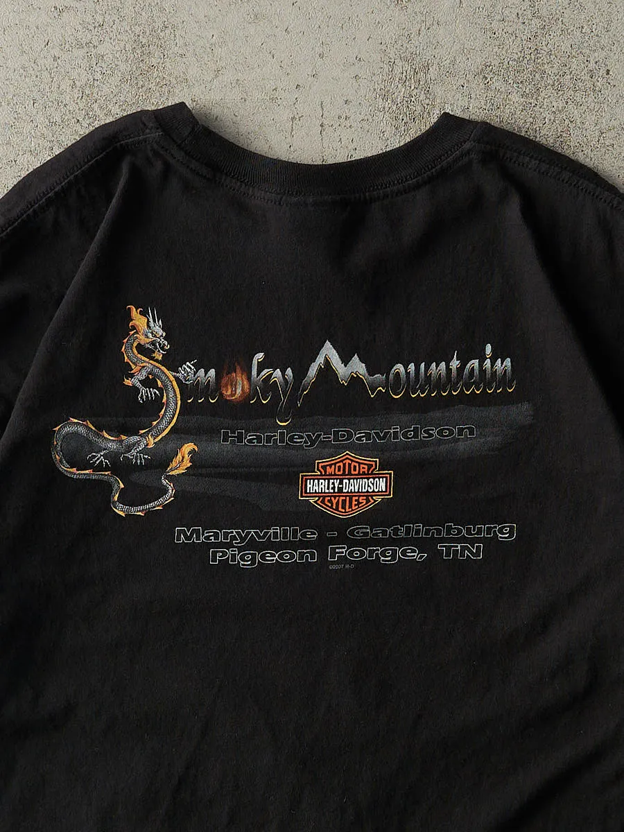 Vintage 07' Black Pigeon Forge TN Harley Davidson Tee (XL/XXL) sold by Rebalance Vintage product image thumbnail 4