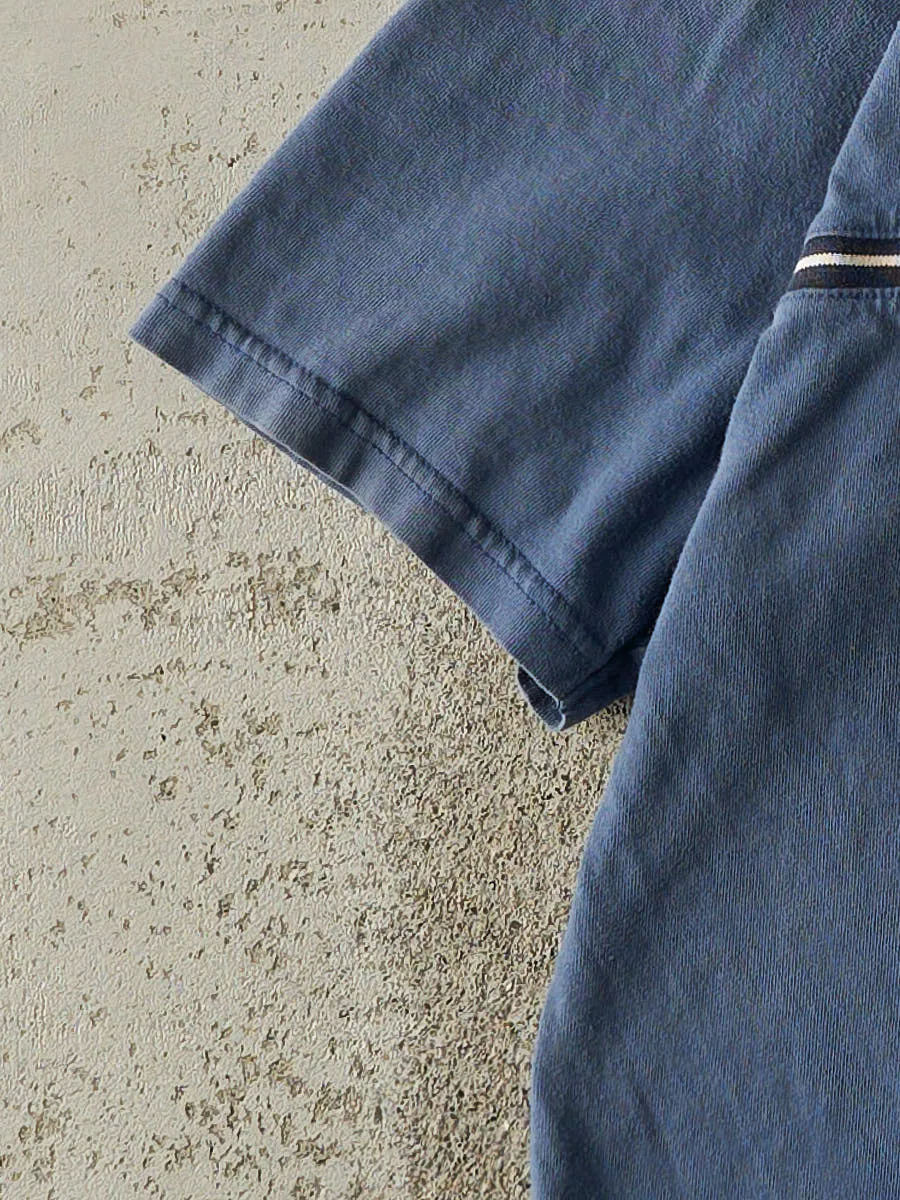 Vintage Y2K Blue Striped Gap Tee (M/L) sold by Rebalance Vintage product image thumbnail 3