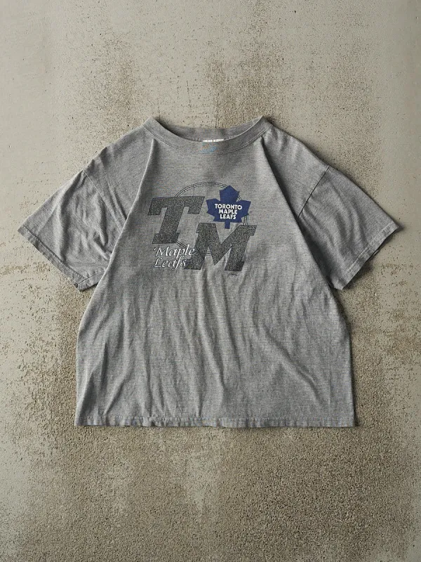 Vintage Y2K Grey Toronto Maple Leafs Tee (XS/S) sold by Rebalance Vintage